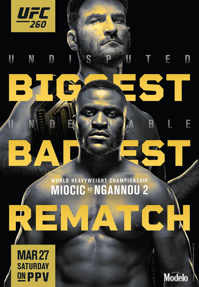 Ultimate Fighting Championship 260: Miocic vs. Ngannou